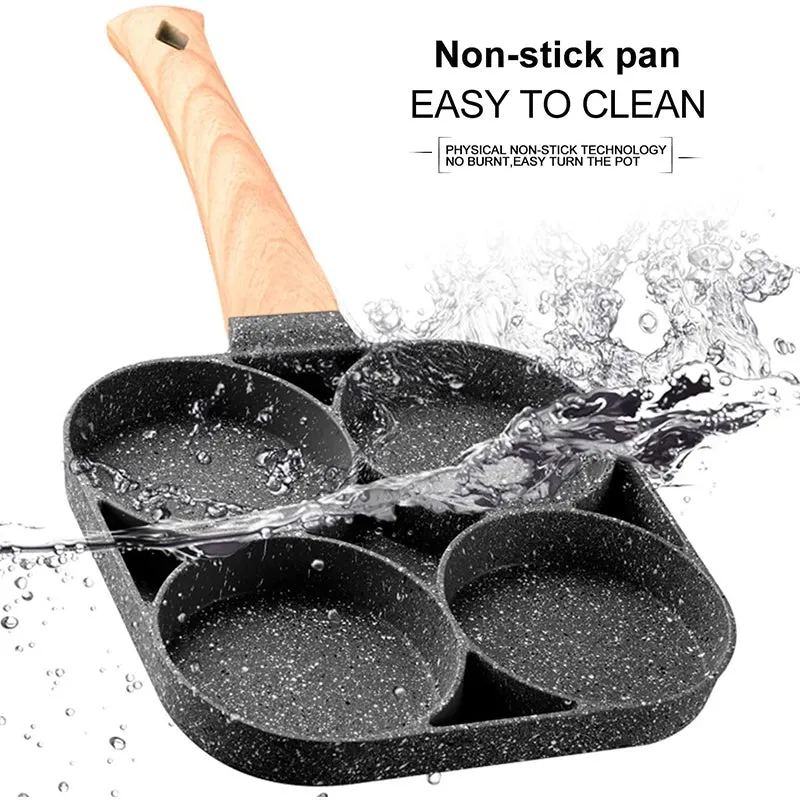 Nonstick 4-Hole Omelet Pan