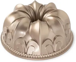 Nordic Ware Fleur De Lis Bundt, 10 Cup, Graphite