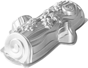 Nordic Ware Yule Log Pan, One Size, Silver