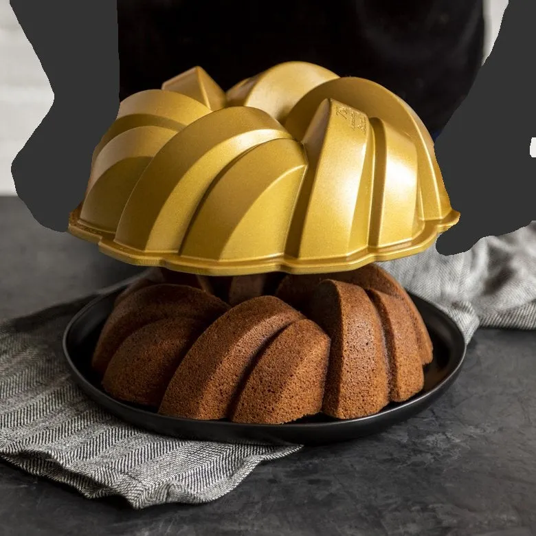 Nordicware Gold Braided Bundt Pan 12cup 1pc