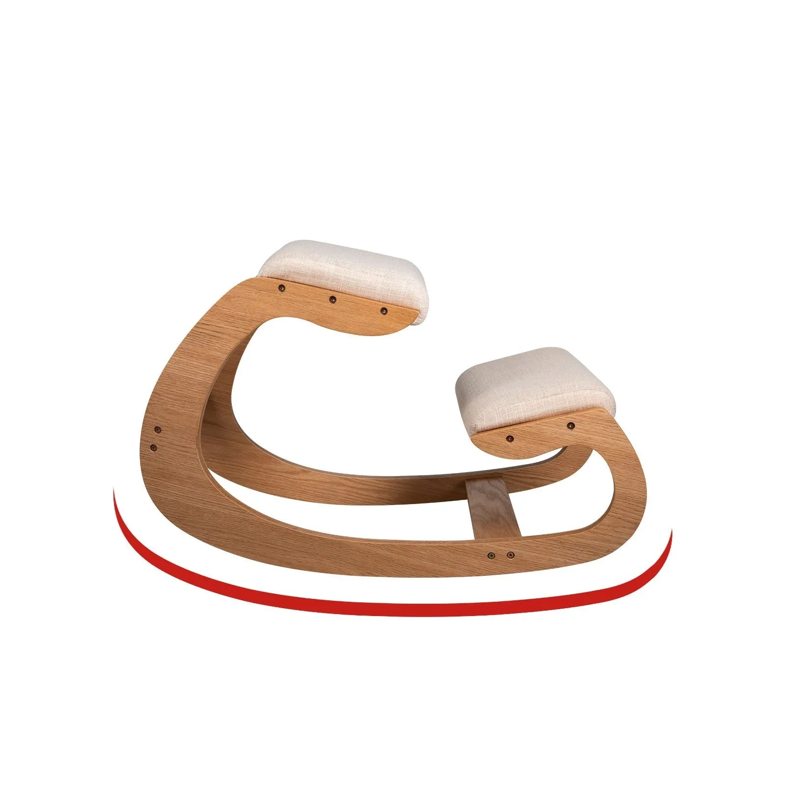 Office Ergonomic Wooden Kneeling Chair