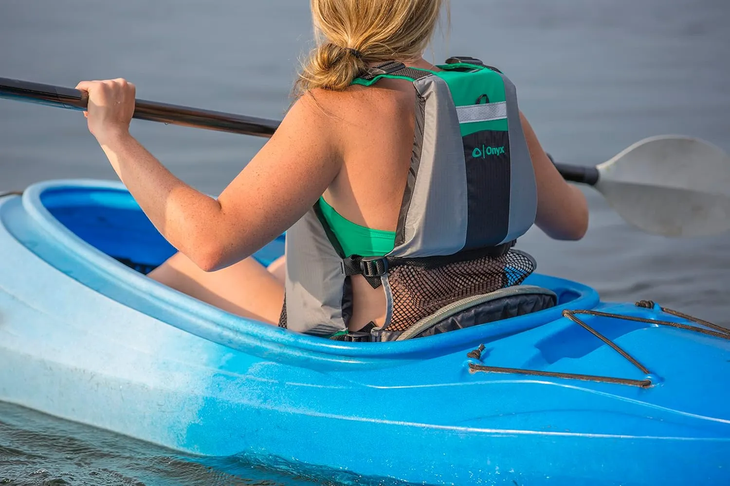 Onyx U.S. Coast Guard and Transport Canada Approved MoveVent Dynamic Paddle Vest for Adults for Kayaking, Canoeing, Stand Up Paddleboarding
