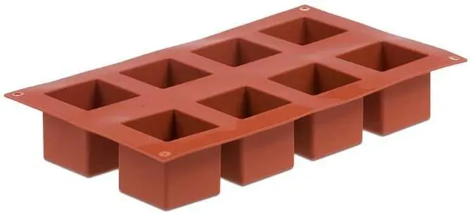 Orange Nonstick Cubes 15 - Molds