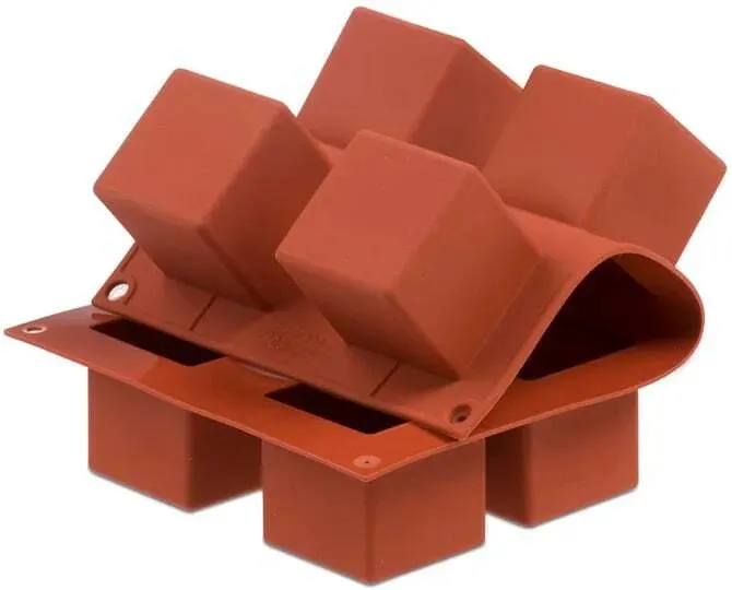Orange Nonstick Cubes 15 - Molds