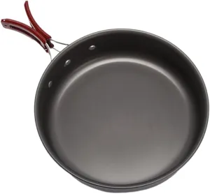 Outdoor Portable Camping Frying Pan Non Stick Cooking Ware for Family Picnics and Outdoor Cooking Handle for for Making Fried Eggs