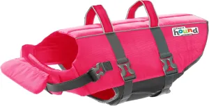 Outward Hound Granby Splash Dog Life Jacket, High-Buoyancy Dog Life Vest for Swimming, Boating, and Water Safety, Medium, Pink
