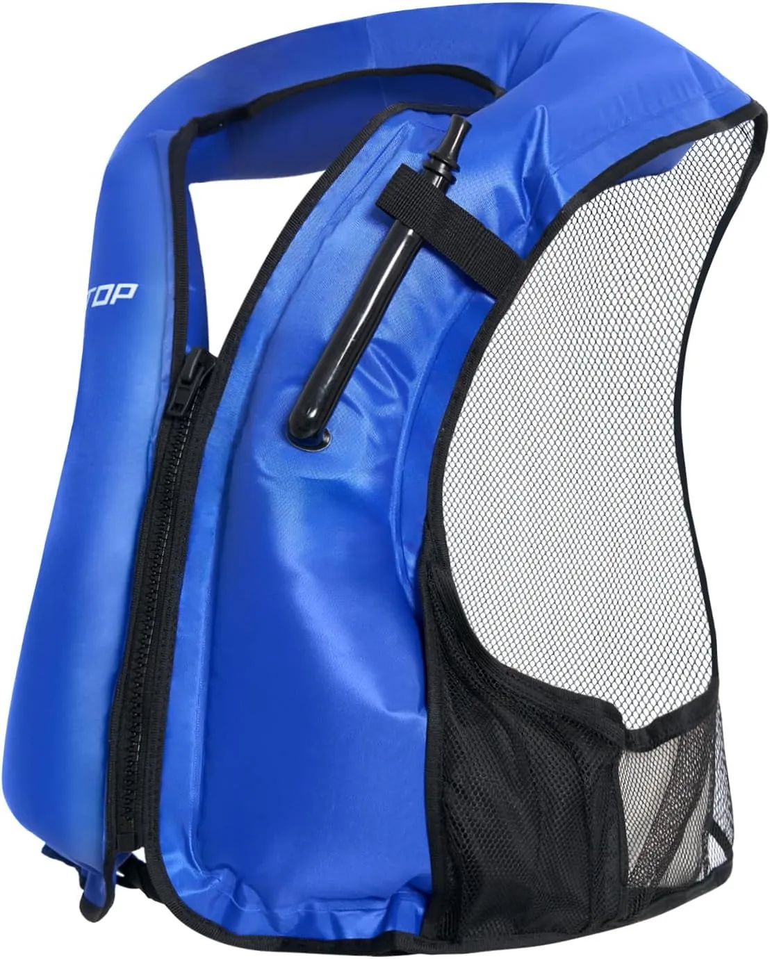 Owntop Inflatable Snorkel Vest for Adult Snorkeling Vests for Men Women Water Sport Swim Vest for Snorkeling, Kayaking, Swimming, Paddleboarding, Portable Swim Jacket with Pockets