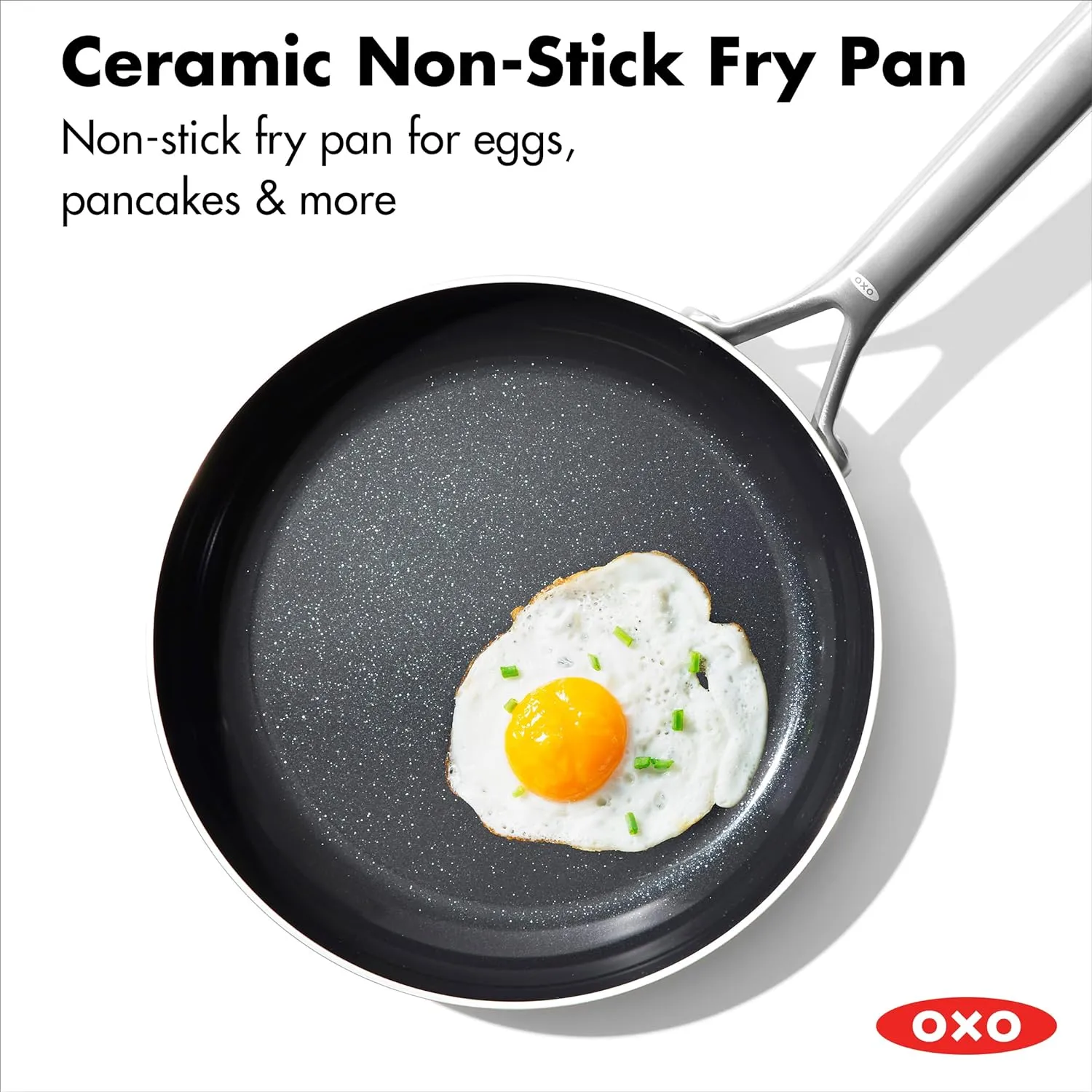 OXO Mira Tri-ply Stainless Steel, 10 Piece Cookware Pots and Pans Set, Skillets, Saute, Saucepans, Lids,Incl Ceramic Nonstick Frying Pan,Induction,Multi Clad,Metal Utensil Safe,Dishwasher & Oven Safe