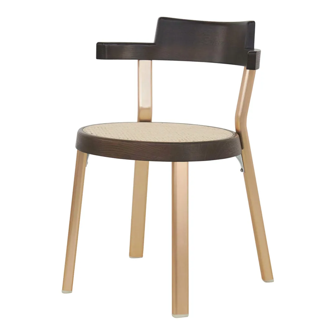 Pagoda Side Chair - Cane - Aluminium Leg
