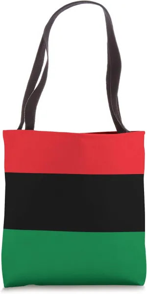 Pan-African Flag Afro-American UNIA Black Liberation Africa Tote Bag