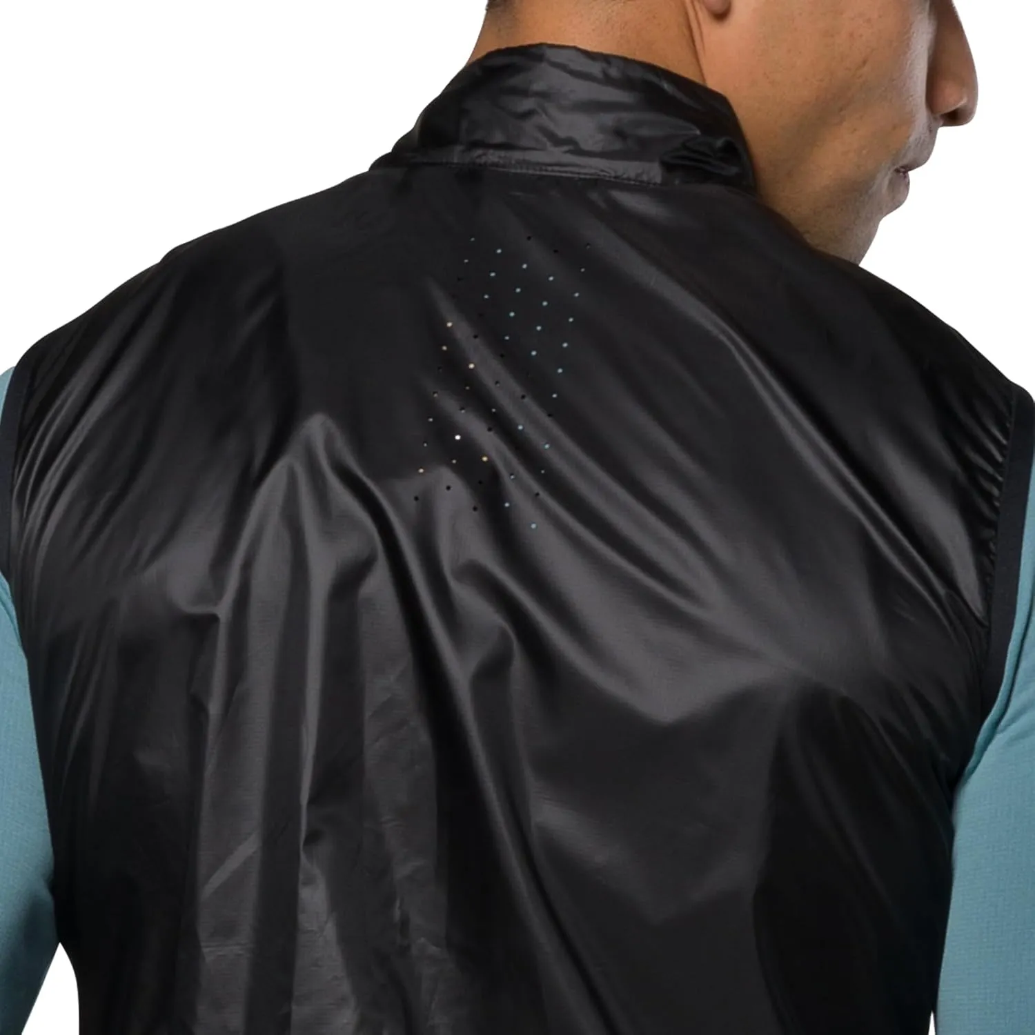 PEARL IZUMI Men's Attack Barrier Vest, Form Fitting Cycling Vest With Water Repellent Treatment & Reflective Elements
