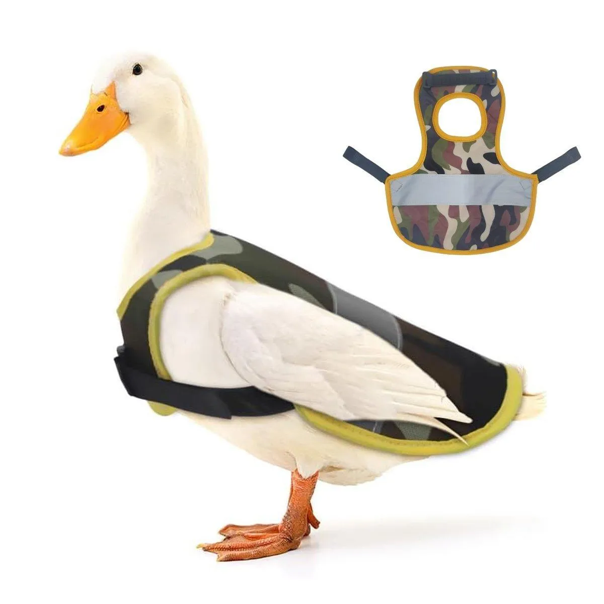 Pet Clothes Chicken Vest Duck Goose Clothing for Small Animals Winter Wear