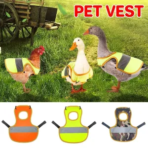 Pet Clothes Chicken Vest Duck Goose Clothing for Small Animals Winter Wear