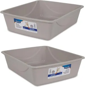 Petmate 22184 22.05" X 16.55" X 6.5" Jumbo Litter Pan Assorted Colors