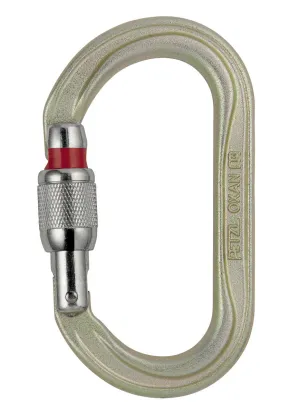 Petzl Oxan STEEL Screw-Lock Oval Carabiner