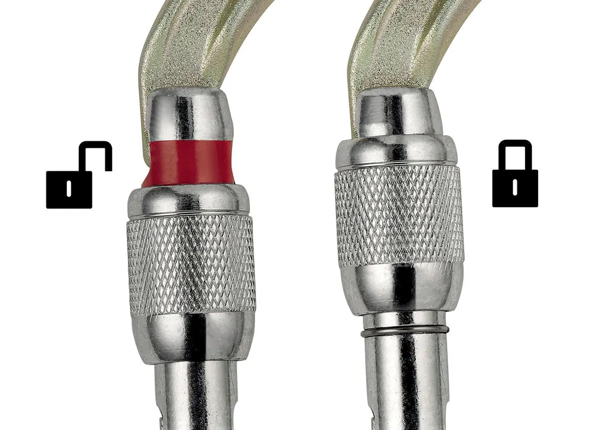 Petzl Oxan STEEL Screw-Lock Oval Carabiner