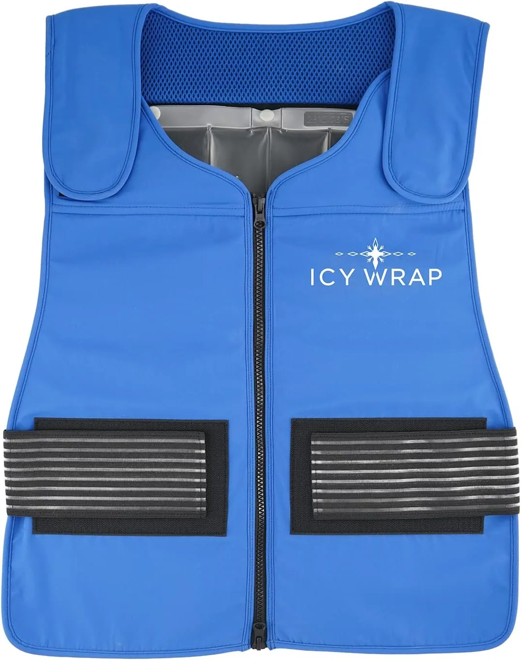 Phase Change Cooling Vest by Icy Wrap for Men & Women, Hot Weather, Ice Reflective Vest with 30 PCS Ice Packs, High Tech Phase Change PCM material, stays cold for 1 hour  .