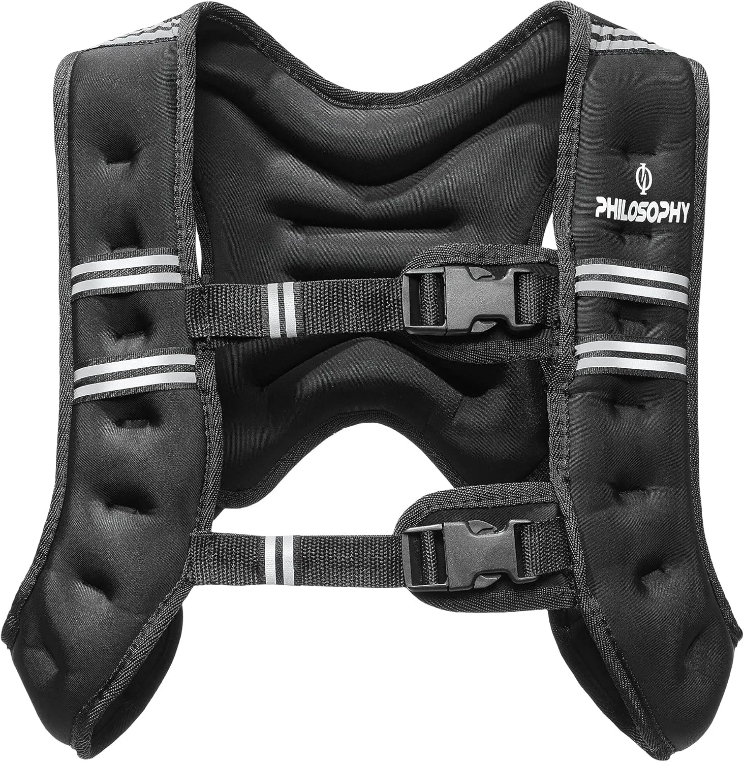 Philosophy Gym Weighted Workout Vest 8 LB, Strength Training Fitness Body Weight Vest