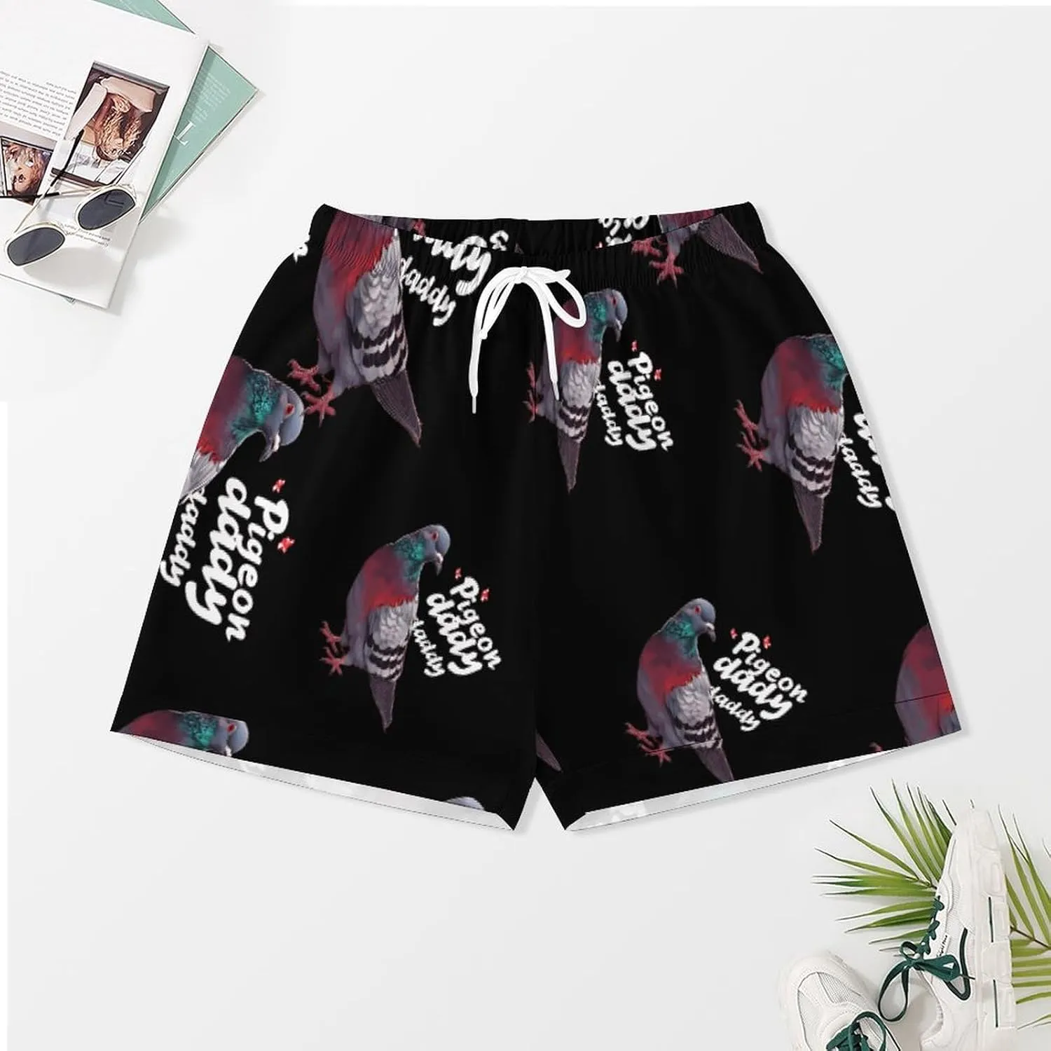Pigeon Daddy Women's Satin Pajama Set Short Sleeve Button Down Sleepwear Loungewear Pj Set