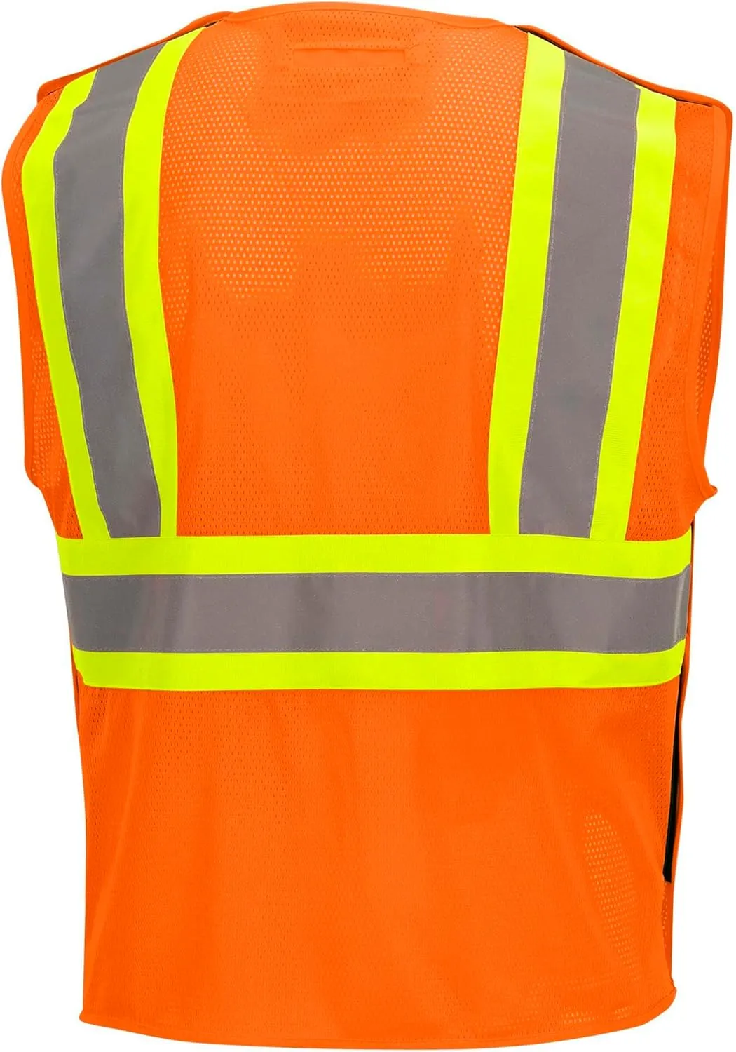 Pioneer Hi Vis Flame Resistant Vest For Men and Women - Self-Extinguishing FR Mesh - Reflective Tape - Class 2