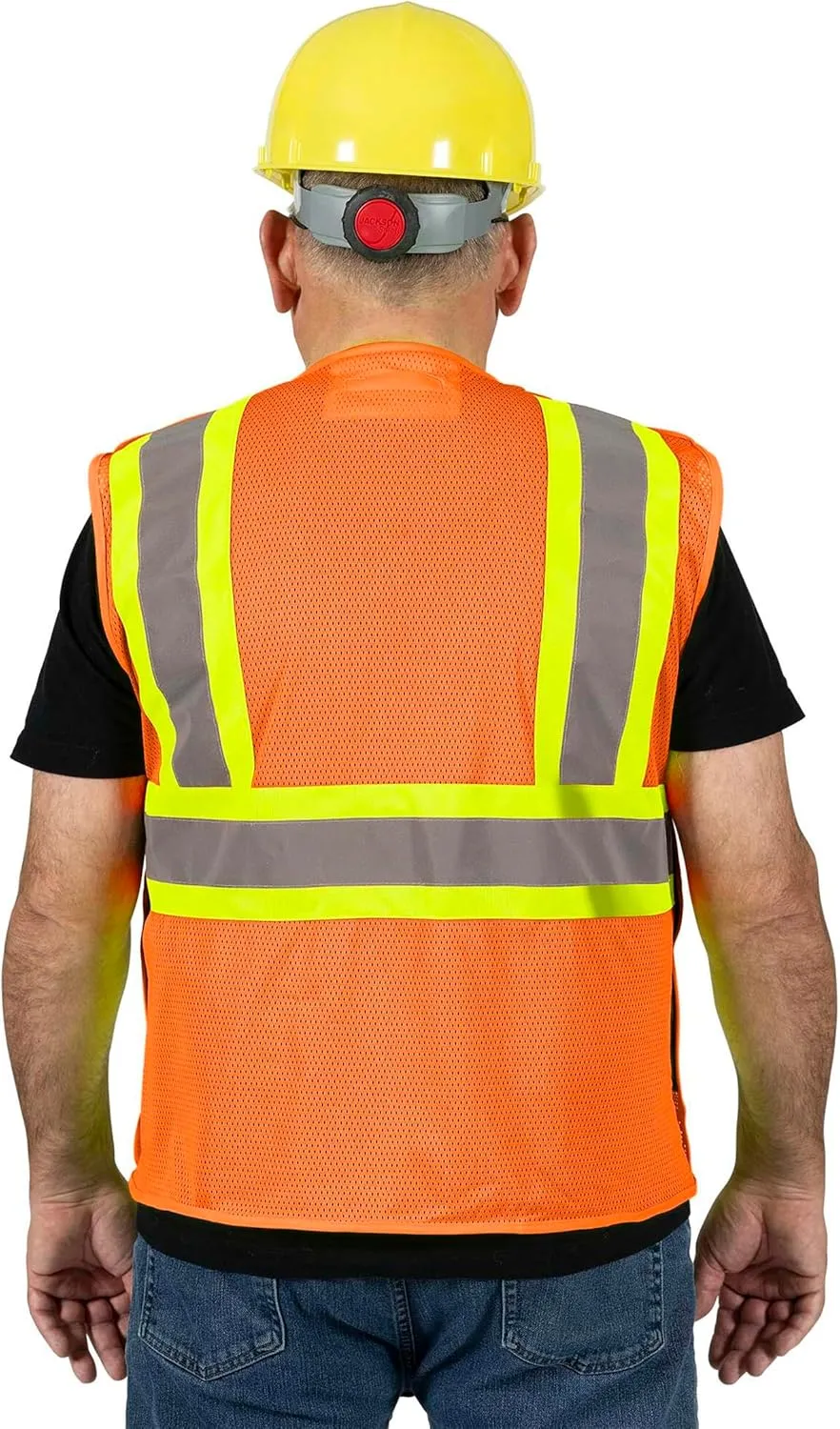 Pioneer Hi Vis Flame Resistant Vest For Men and Women - Self-Extinguishing FR Mesh - Reflective Tape - Class 2