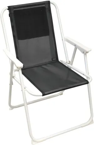 Preferred Nation Portable Beach Chair, Black