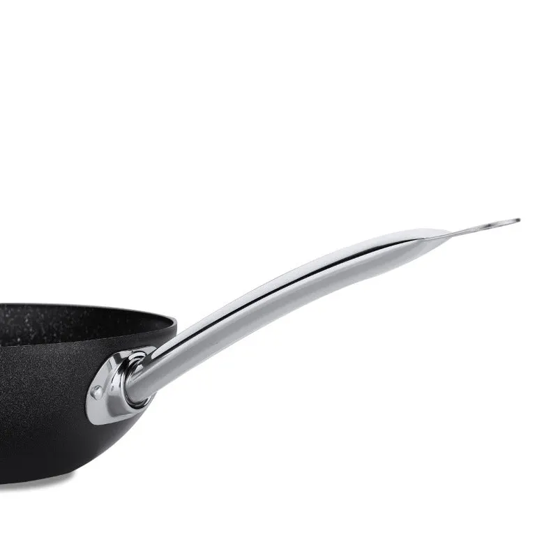 PROLINE VOLKANIT NERO WOK BLACK 3.7 lt (125 oz) 28 x 8.3 cm (11" x 3.3")