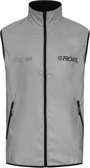 Proviz Men's REFLECT360 Lightweight Reflective Running Gilet Hi Visibility Jogging Vest