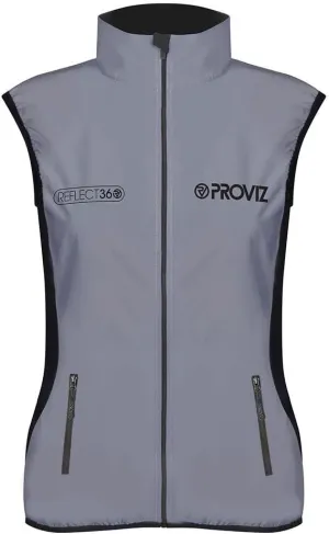 Proviz Women's REFLECT360 Lightweight Reflective Running Gilet Hi Visibility Jogging Vest