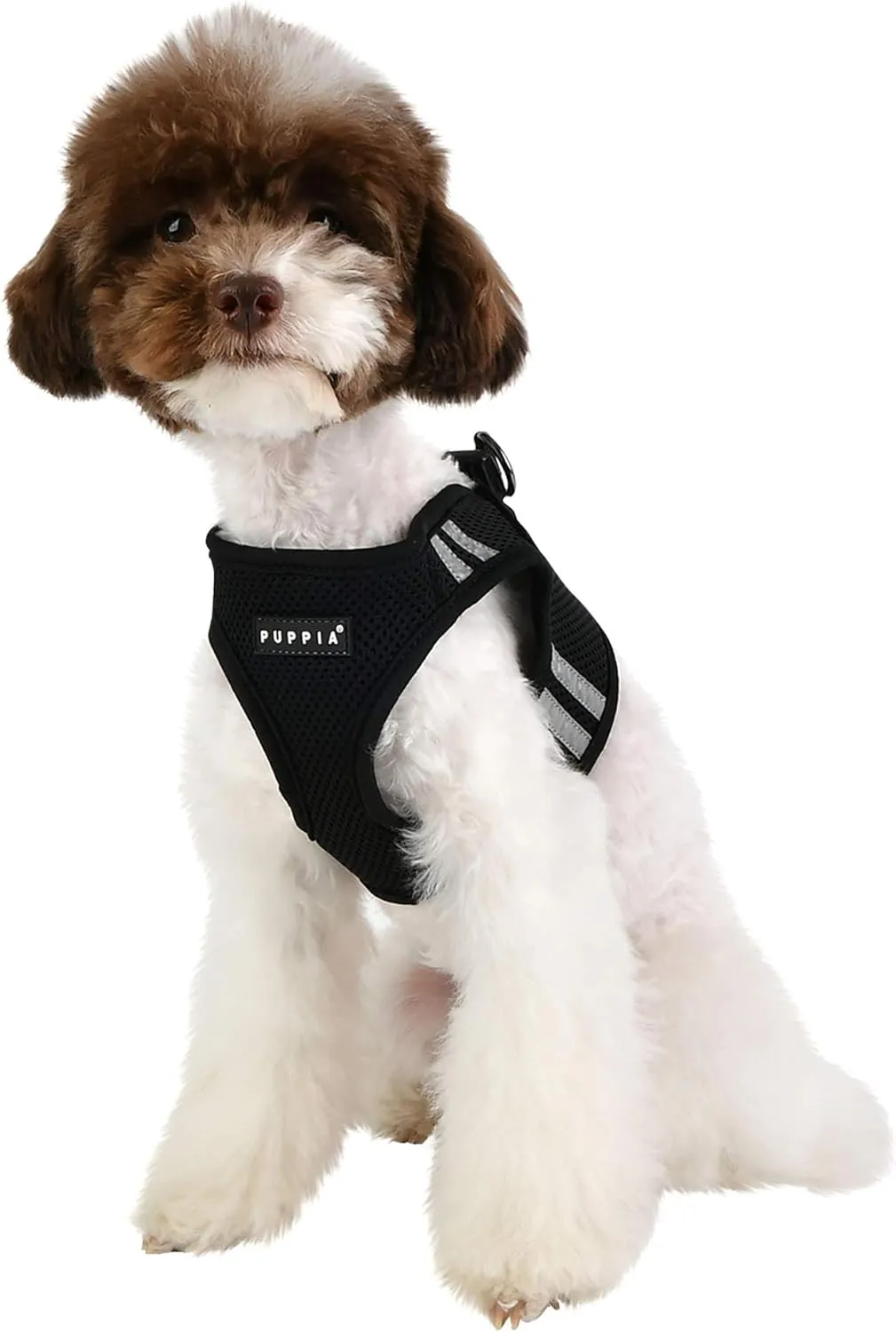 Puppia Soft Vest Harness PRO - Black - M (PAUA-HB1828-BK-M)