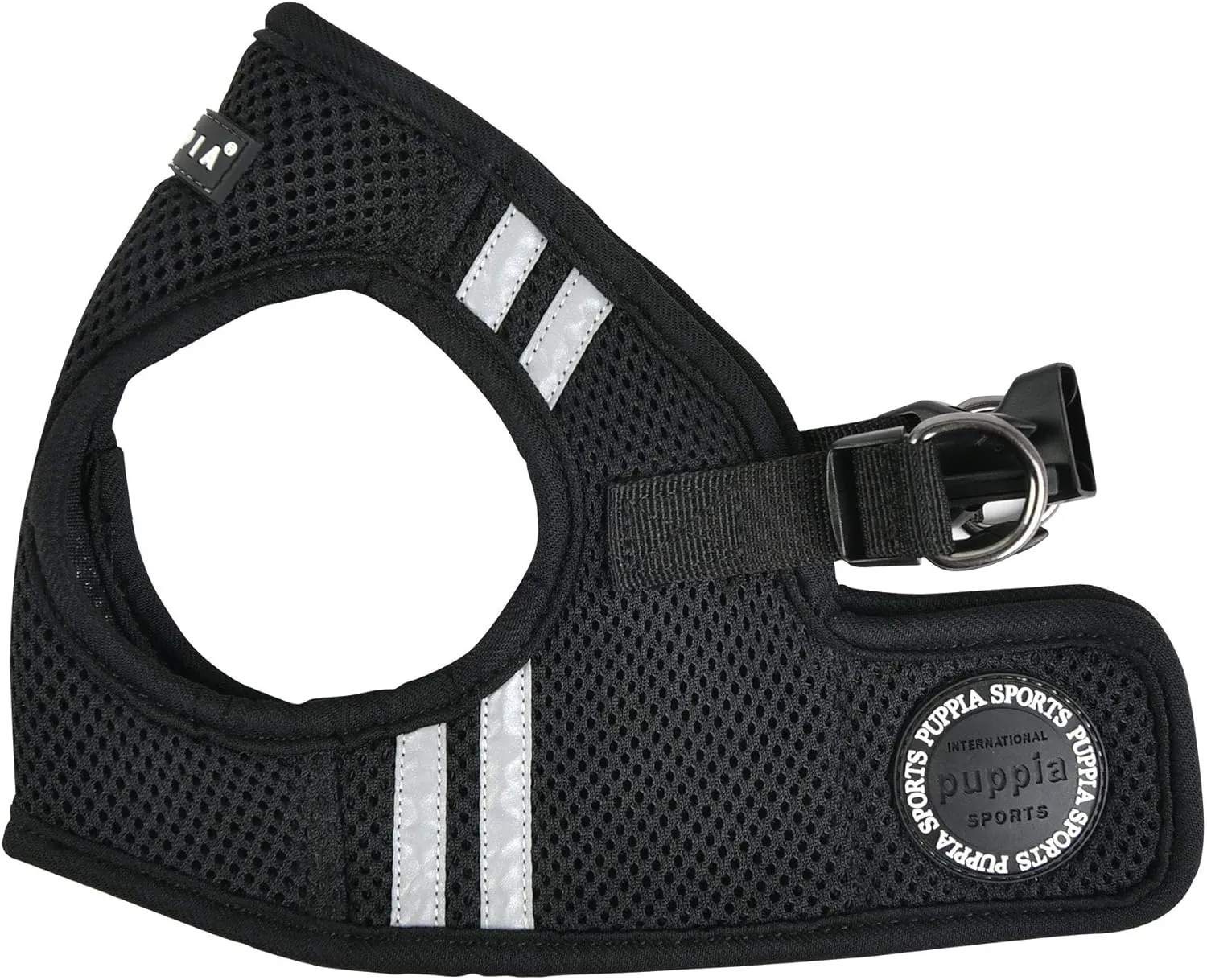 Puppia Soft Vest Harness PRO - Black - M (PAUA-HB1828-BK-M)