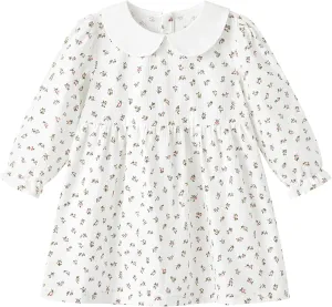 pureborn Baby Toddler Girl Dress Short and Long Sleeve Cotton Playwear Dresses 0-6T