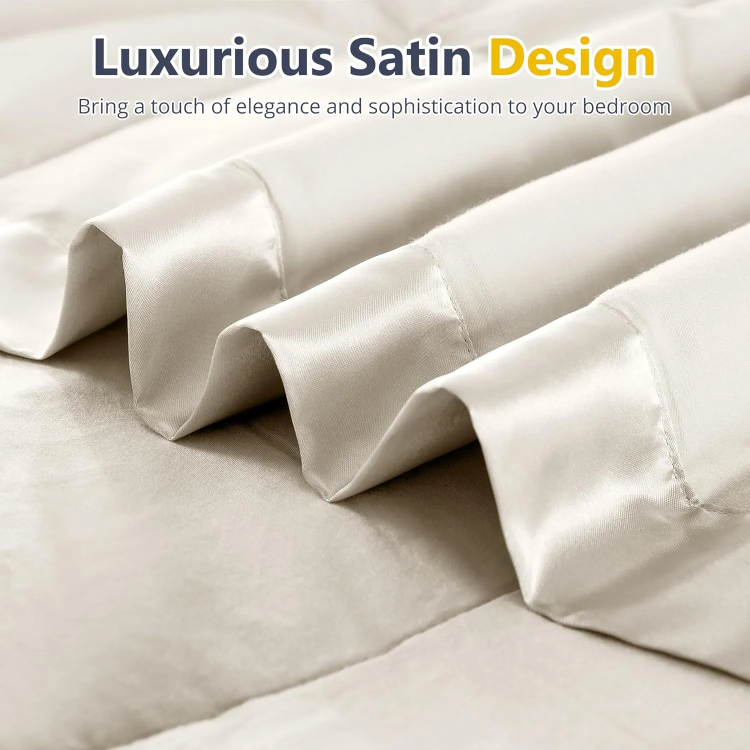 puredown® Down Blankets King Size - Soft Lightweight Bed Blanket for All Seasons, Cozy Warm Luxury Blanket with Satin Trim, Iovry (108"X90")