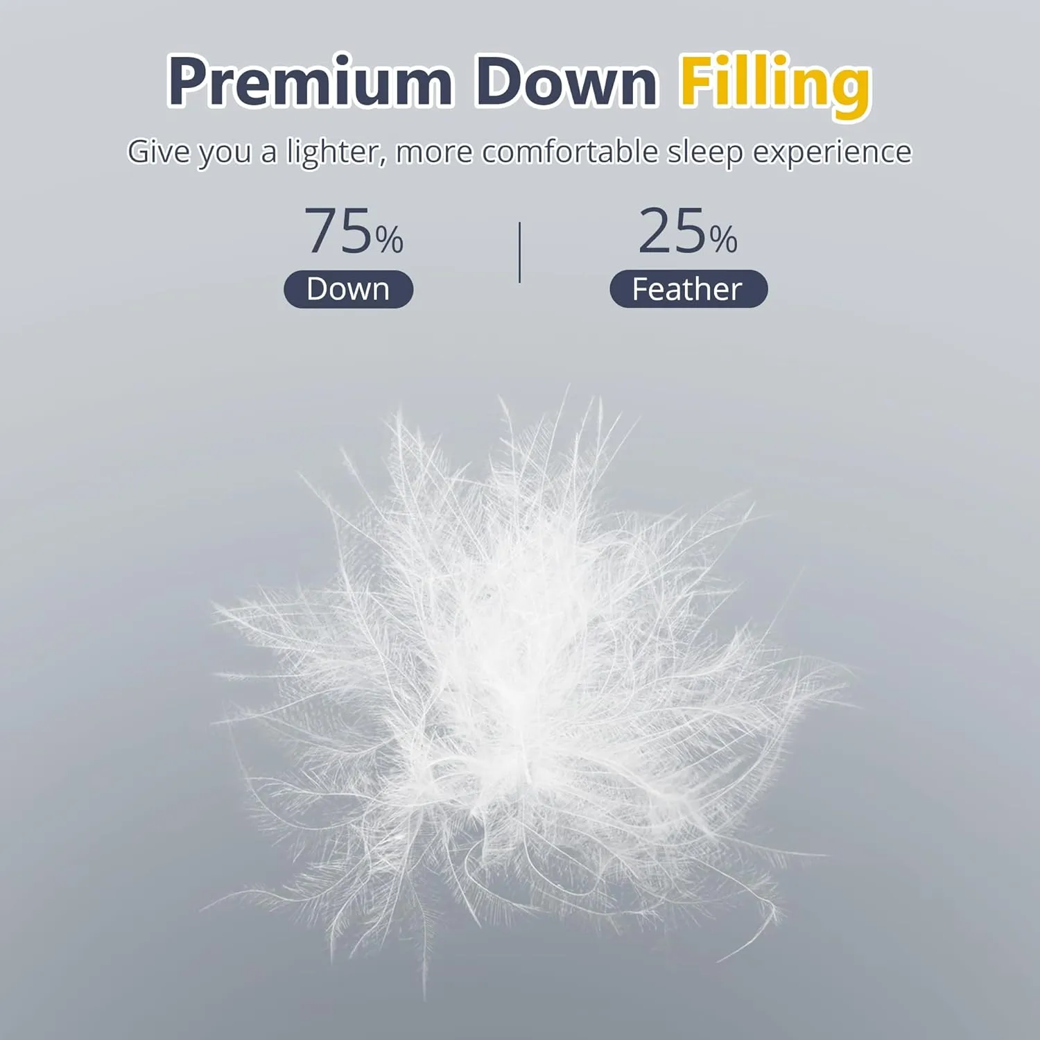 puredown® Down Blankets King Size - Soft Lightweight Bed Blanket for All Seasons, Cozy Warm Luxury Blanket with Satin Trim, Iovry (108"X90")