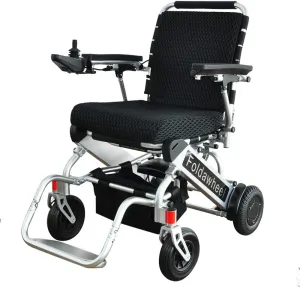 PW-999UL (2 Batteries 2 Yrs Warranty Free Travel Bag) Open/Fold in 1 Second Now. The Lightest & Most Compact Power Chair in the World (Only 43 lbs 3 lbs Per Li-ion Battery).