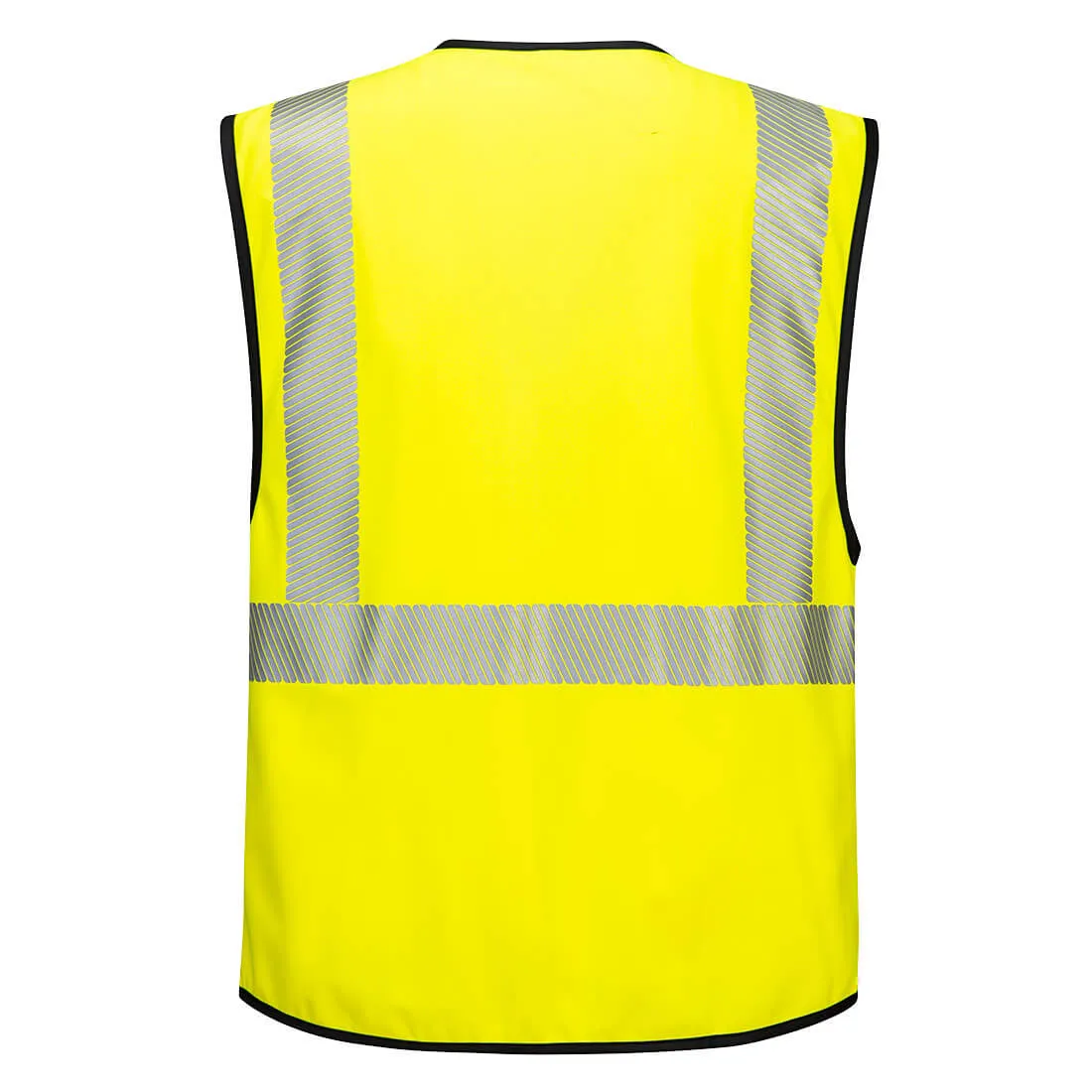 PW3 Hi-Vis Executive Safety Vest - PW309 | Fluorescent Fabric, Reflective Tape, Multi-Pocket for Workers in Hazardous Environments