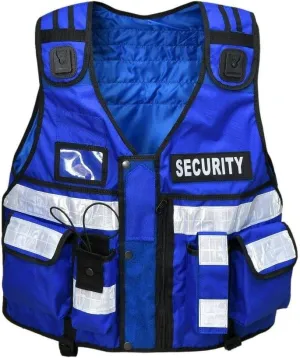 RAC3 High Visibility Security Vest with Reflective Stripes - Ideal for Safety and Identification