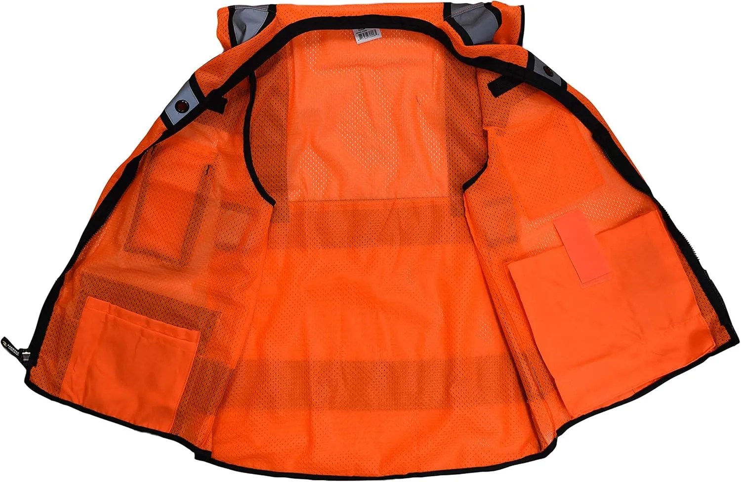 Radians SV65 Heavy Duty Surveyors Safety Vest with Zipper, Large Plan Pocket, Hi-Viz Green or Hi-Viz Orange