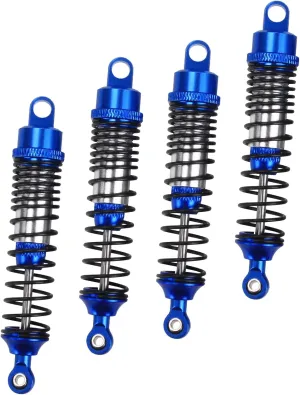 RCAWD Shock Absorber Damper 90mm Set for 1/10 Redcat Racing Blackout SC, SC PRO, XTE, XTE PRO, XBE, XBE PRO Upgrade Parts, Front and Rear RC Shocks Hopups for # BS214-011 Blue