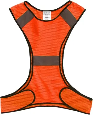 Reflective Clothing Night Running Reflective Safety Vest Vest Night Sports Reflective Clothes Reflective Vest Reflecting Suit(Orange)