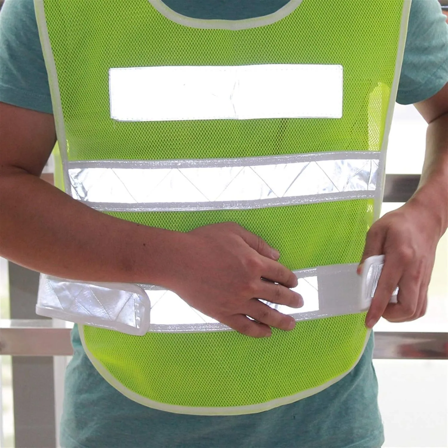 reflective clothing Reflective vest vest car safety clothing sanitation building construction road Night Running, Biking, Walking. Reflective Running Vest, Safety Straps, Reflector Strips reflecting s