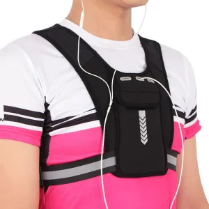 Reflective Running Backpack Vest - Lightweight Sport Bag for Jogging and Fitness