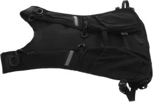 Reflective Running Vest Phone Holder Dark Theme Lightweight Cycling Chest Bag for Men Women