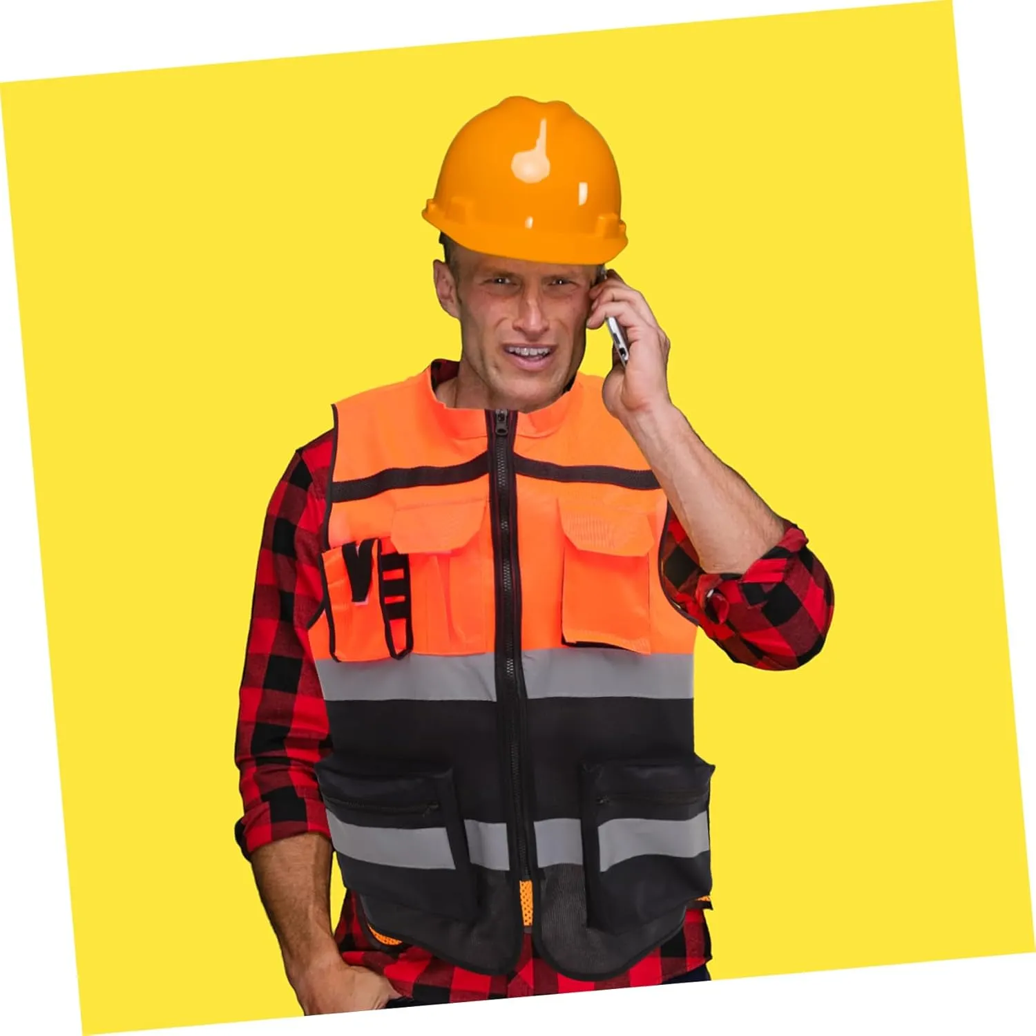 Reflective Safety Clothing Biking Adult for Protective Construction Reflective Vest Blue Cycling High