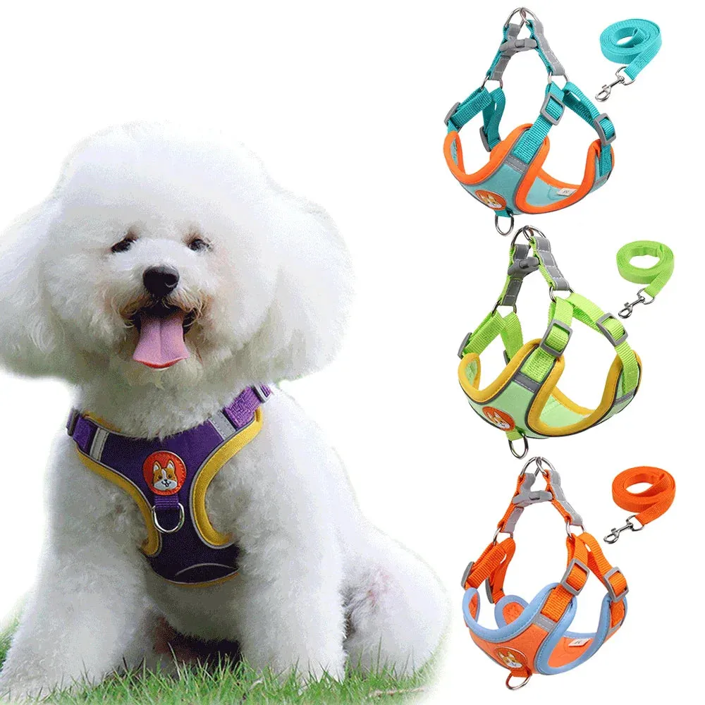Reflective Vest Harness for Small Pets