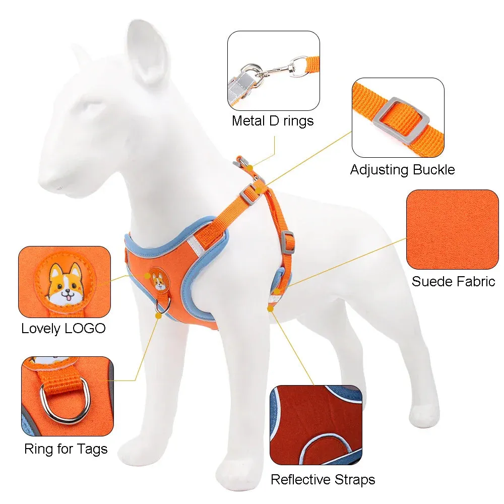 Reflective Vest Harness for Small Pets