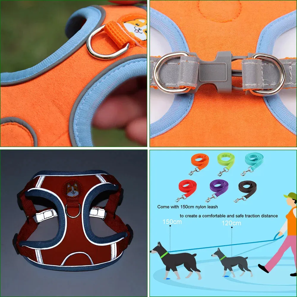 Reflective Vest Harness for Small Pets
