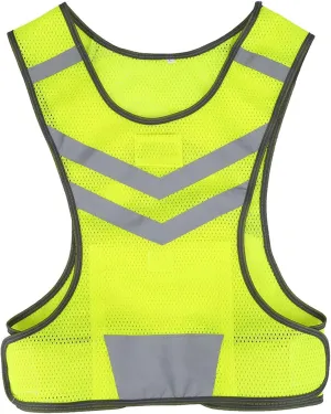 Reflective Vest, High Visibility Safety Vest, Adjustable High Visibility Vest for Outdoor Sports Cycling Running Hiking