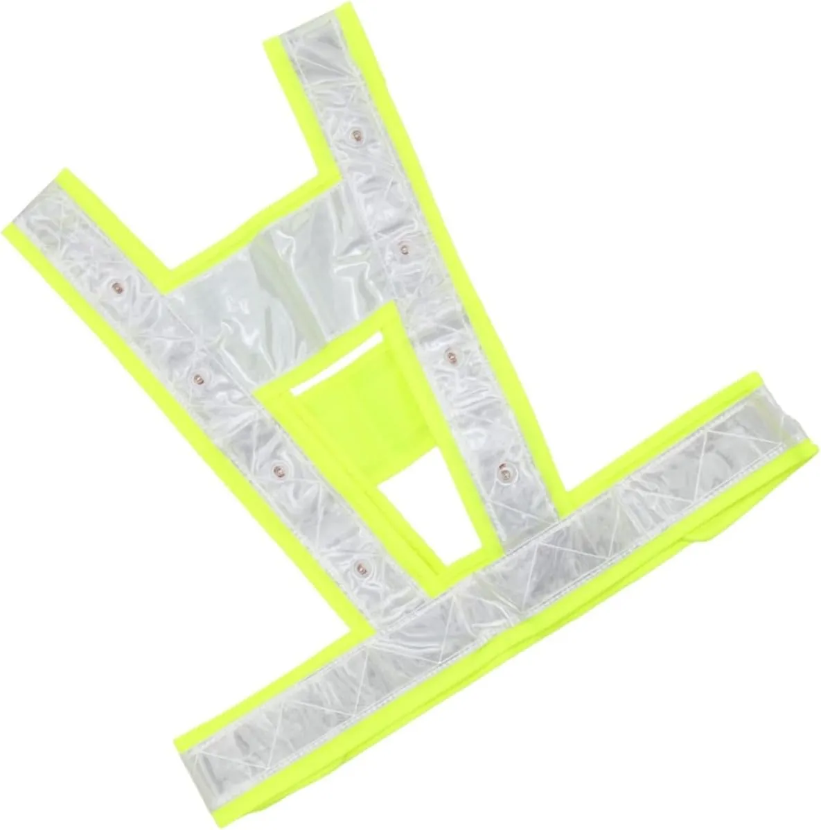 Reflective Vest with for Night Activities Fluorescent Enhanced Visibility for Exercisers Battery-powered