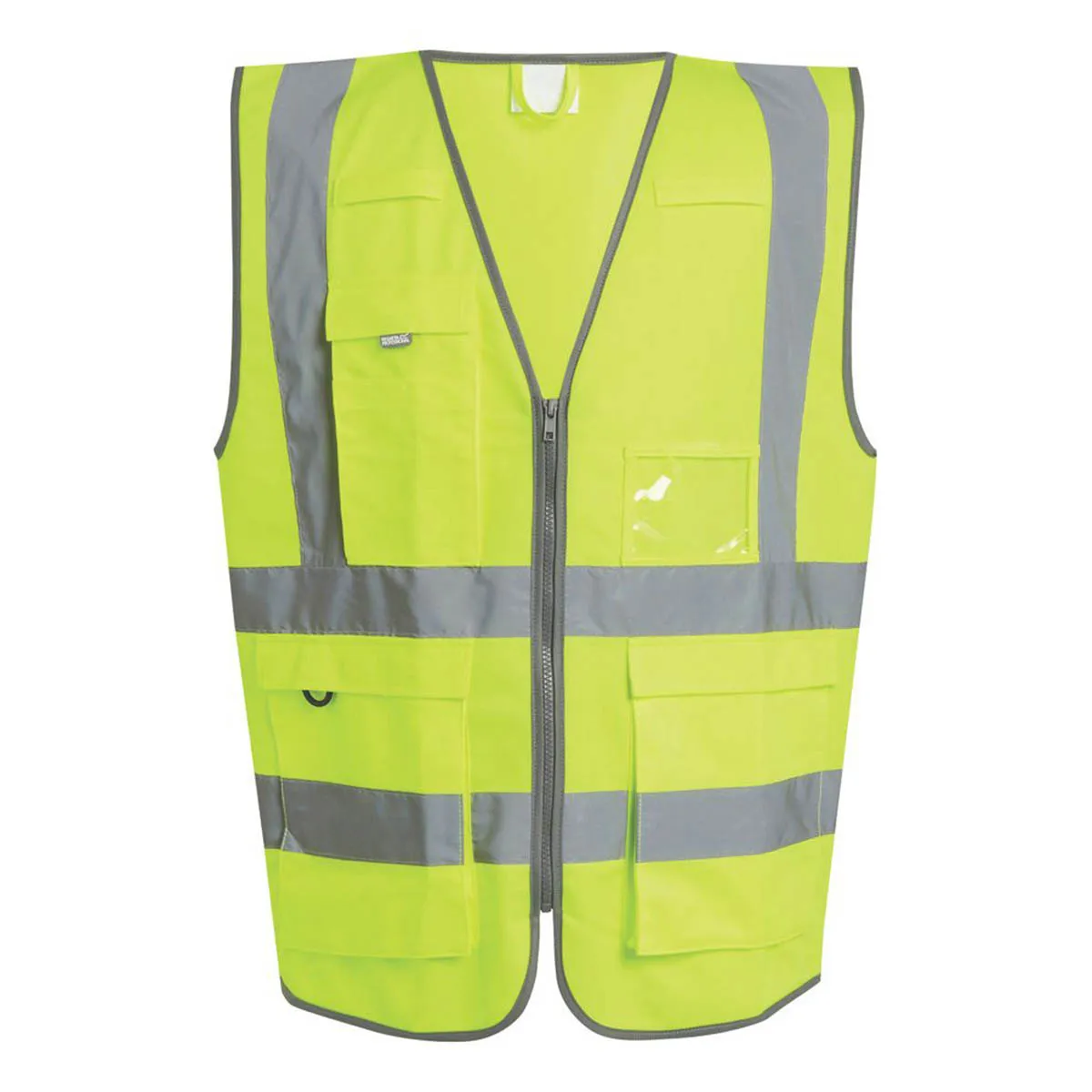 Regatta Hi-Vis Vest Yellow Reflective 3 Pockets Comfortable Size M 39.5" Chest